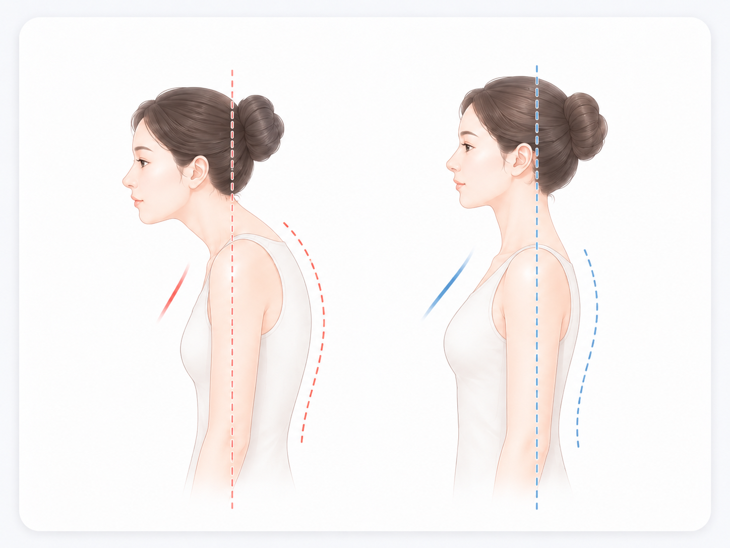 일자목·라운드숄더 구조